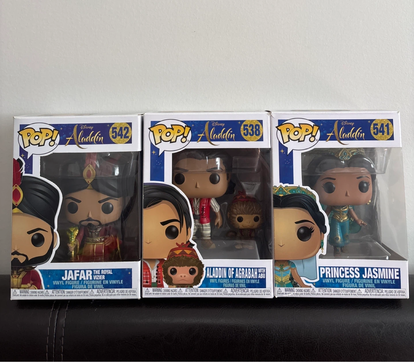 Funko Pop! Aladdin Bundle – Aladdin, Jafar & Princess Jasmine