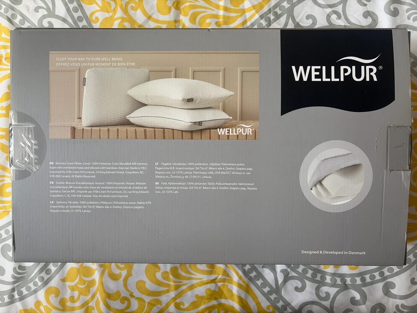 Wellpur Husnes Memory Foam Pillow - photo 2