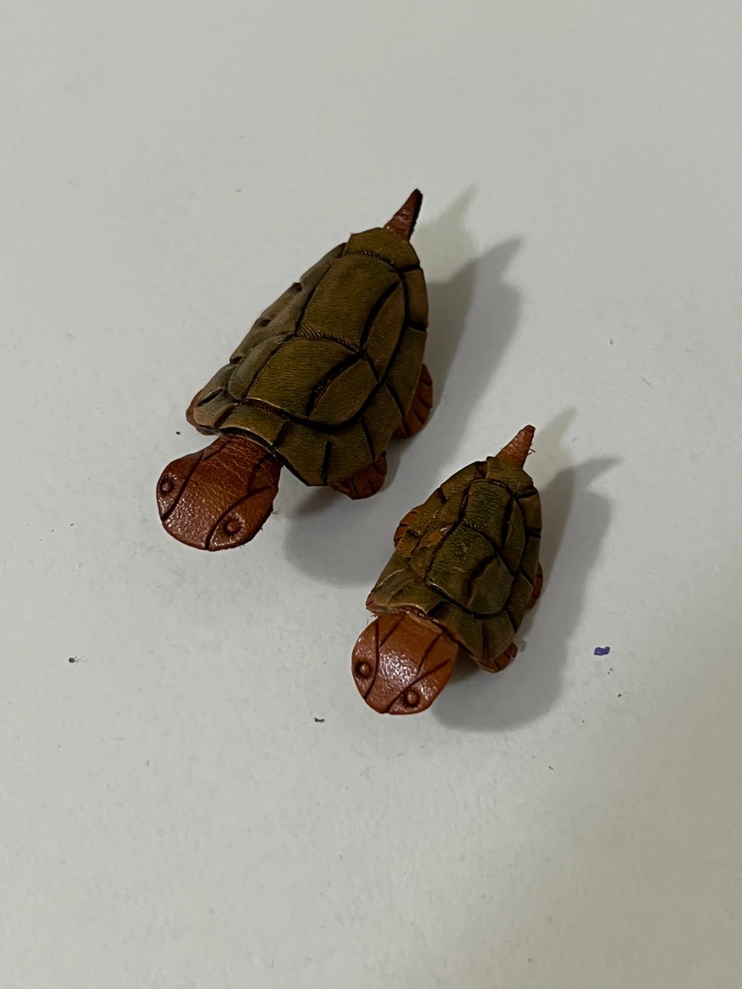 Leather Turtle Pins