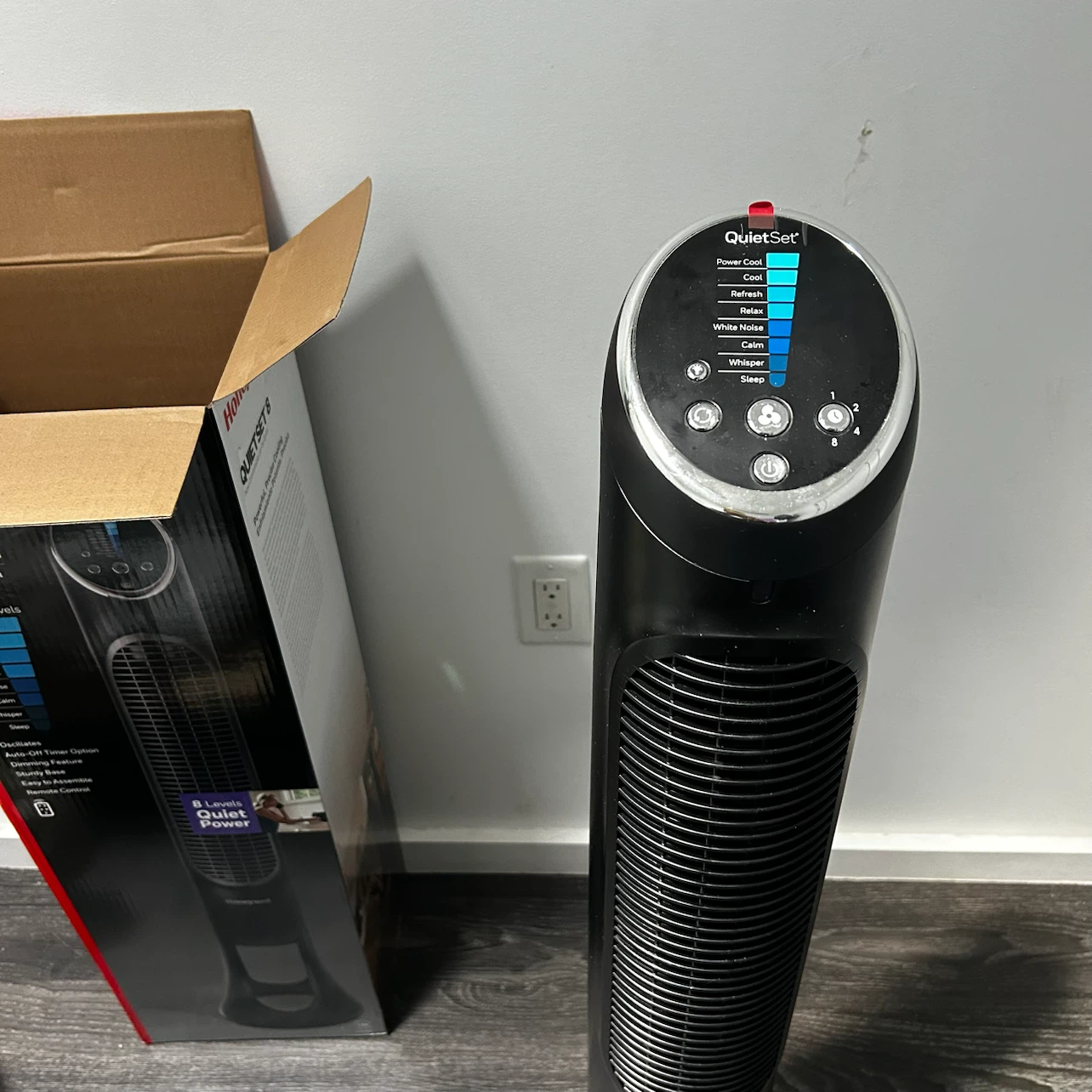 Honeywell QuietSet 8 Whole Room Tower Fan - photo 3
