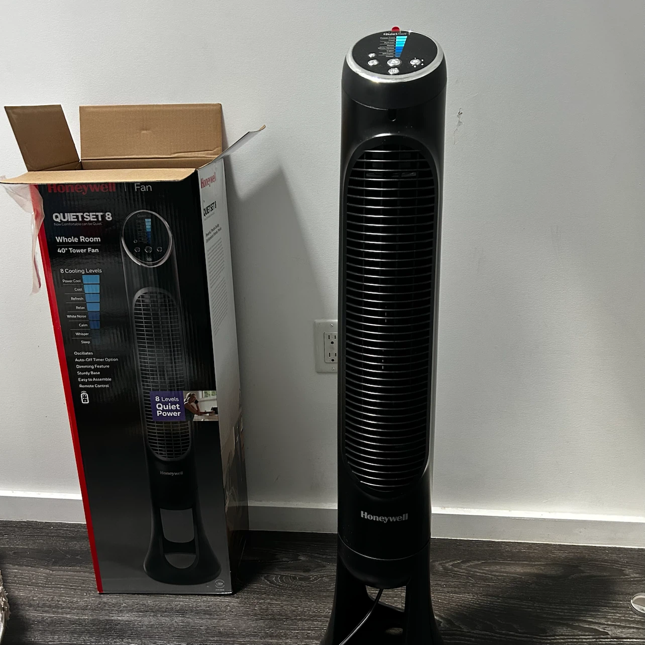 Honeywell QuietSet 8 Whole Room Tower Fan - photo 4
