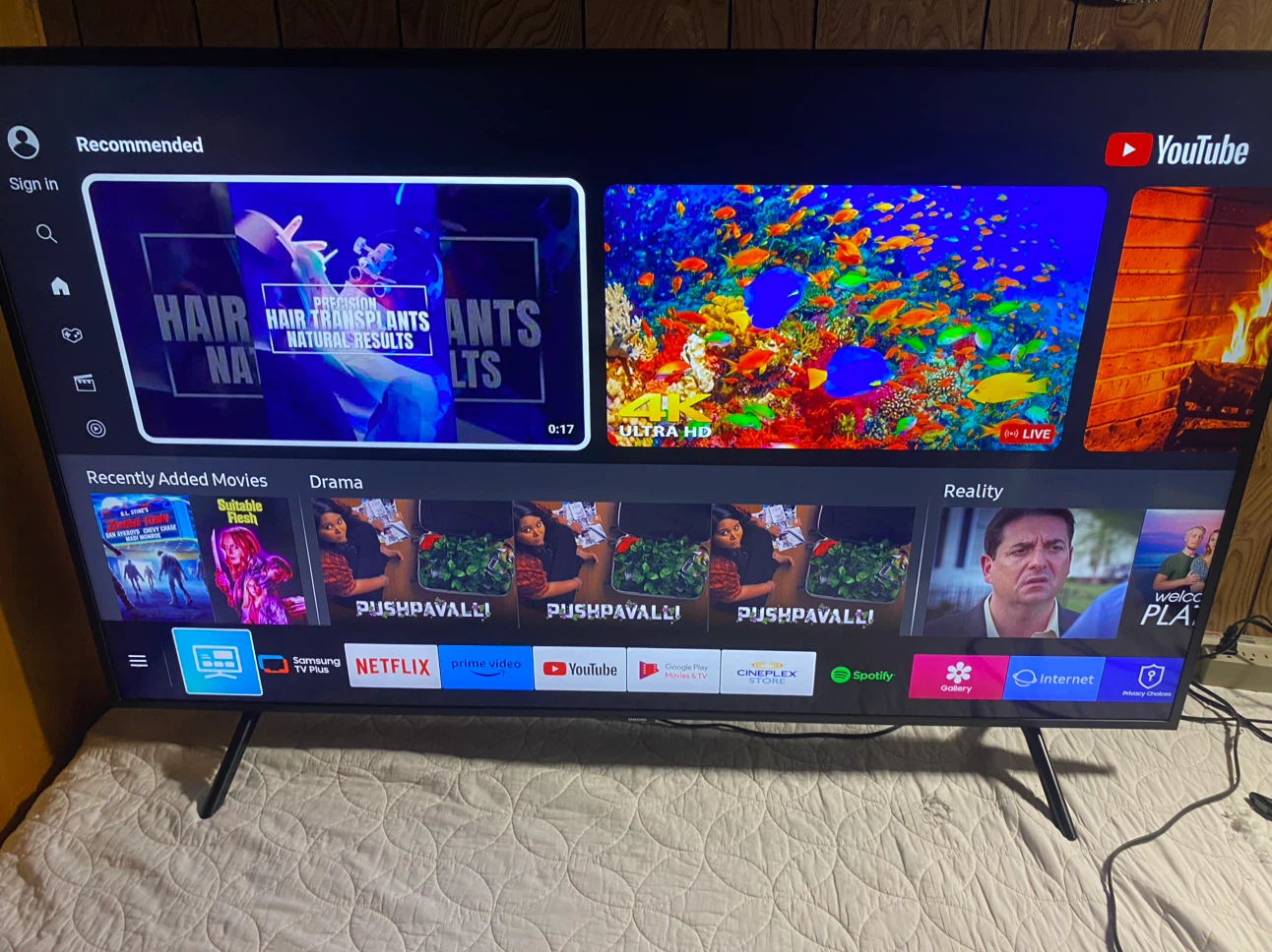 50” Samsung 4K Ultra HD Smart TV