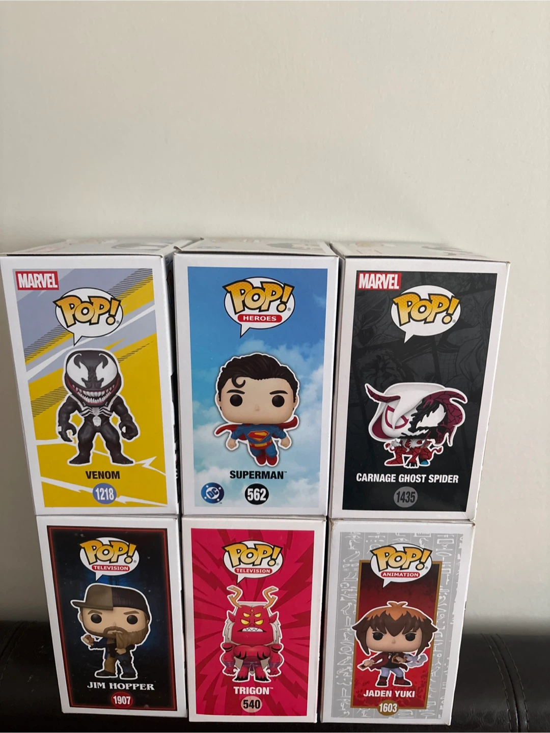 6 Funko Pops Bundle – Marvel, DC, Yu-Gi-Oh, & Stranger Things - photo 2