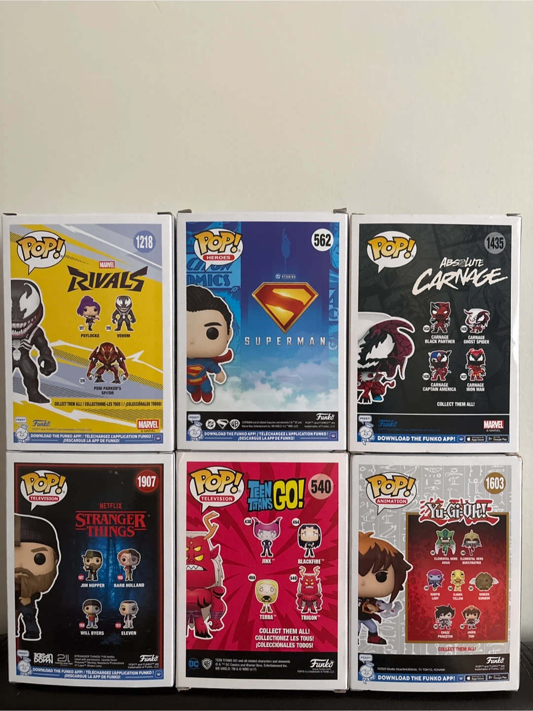 6 Funko Pops Bundle – Marvel, DC, Yu-Gi-Oh, & Stranger Things - photo 3