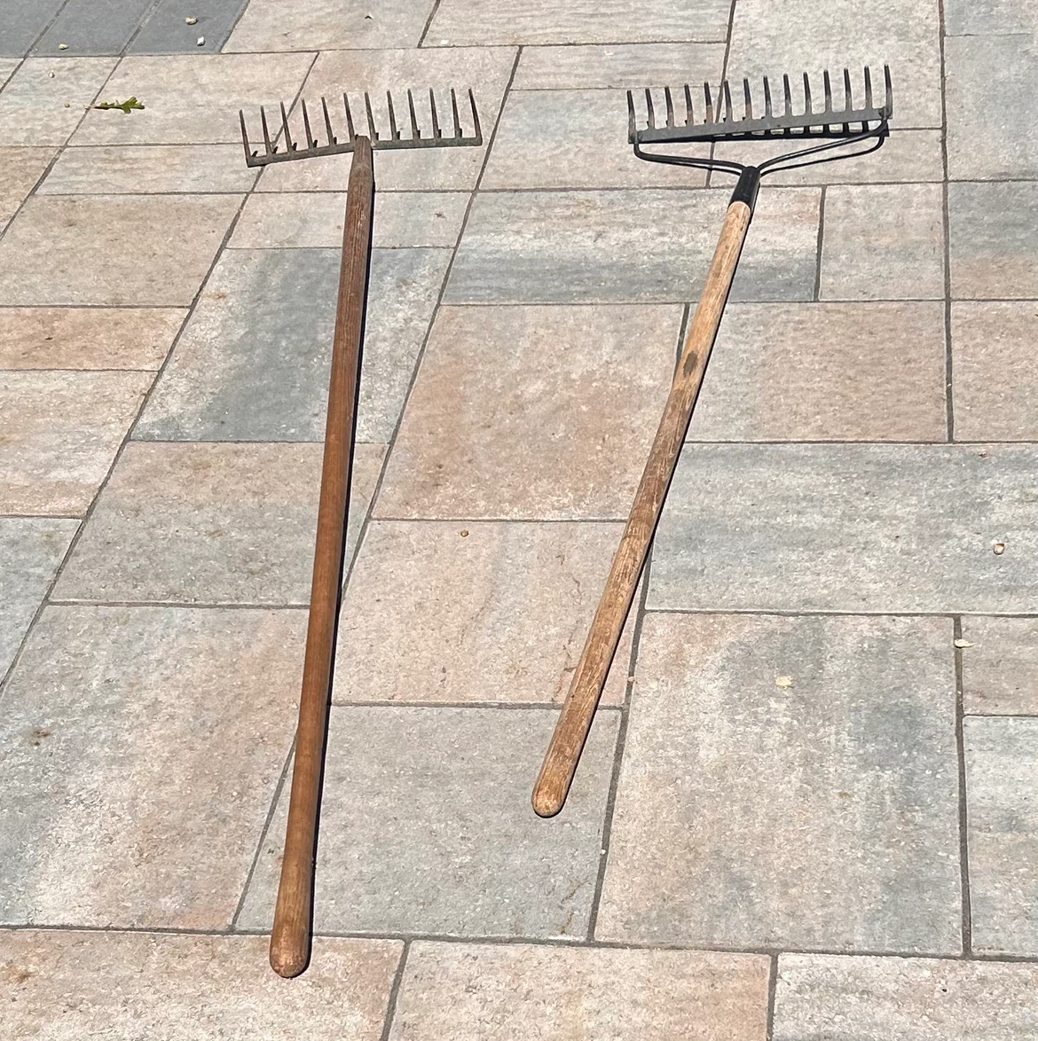 Two Garden Rakes