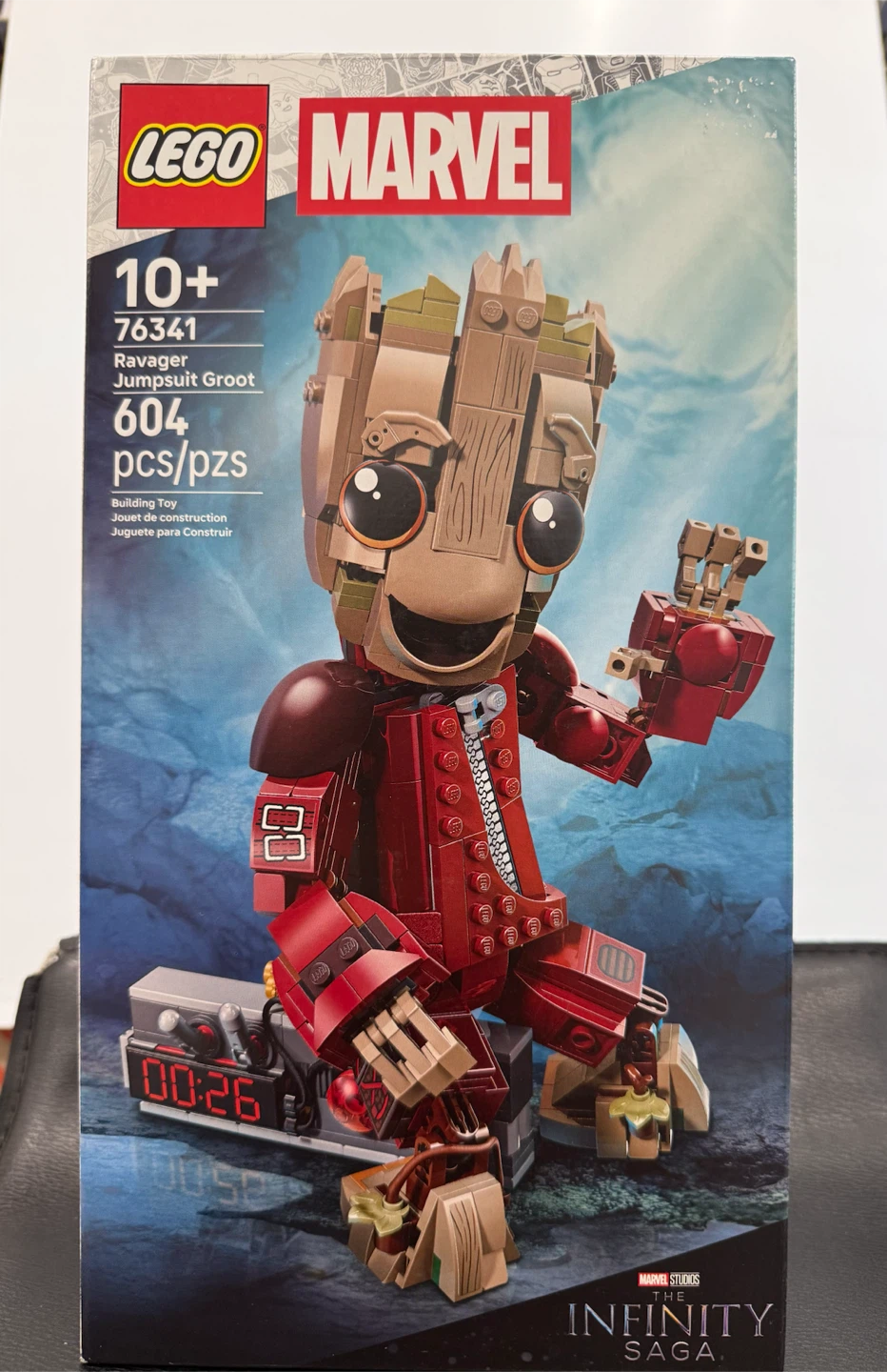 LEGO Marvel 76341 Ravager Jumpsuit Groot Building Toy