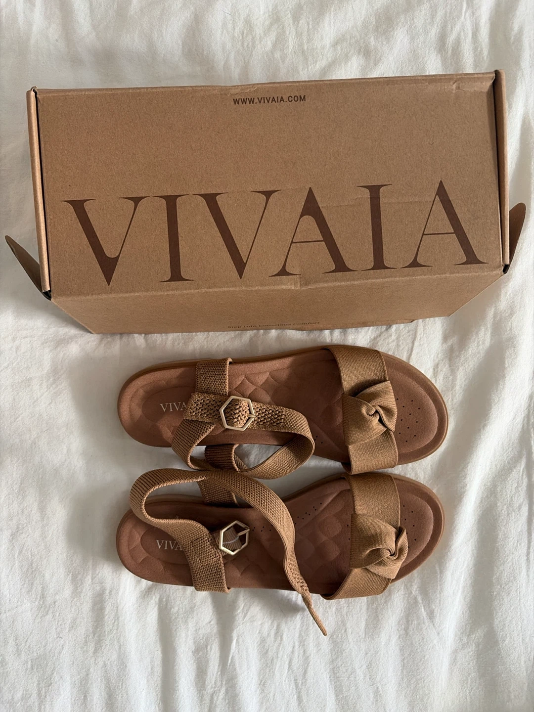 VIVAIA Paloma Sandals - Nutmeg - Size 39