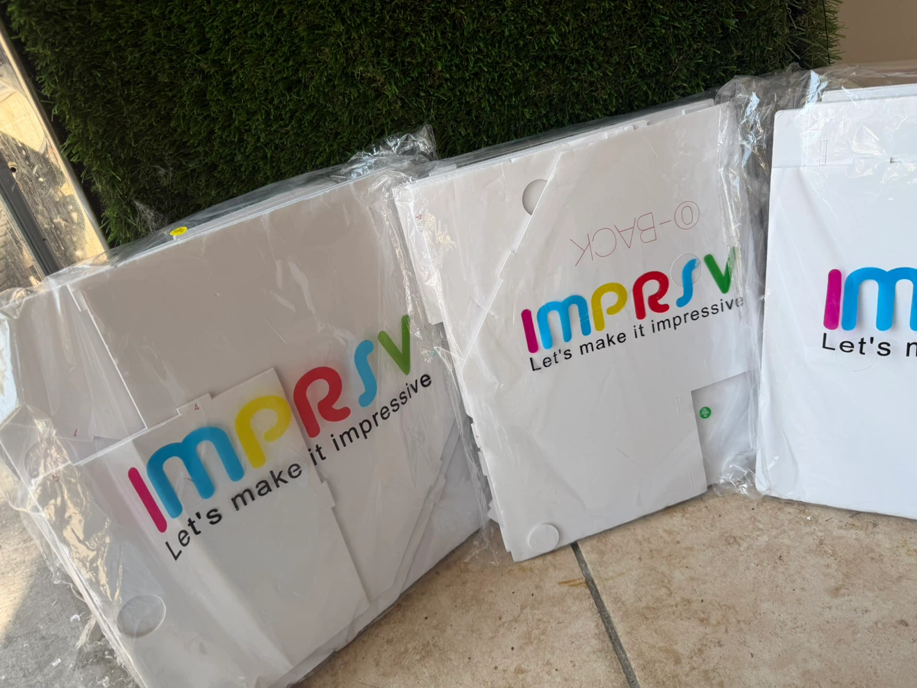 Imprsv White Gift Bags with Handles
