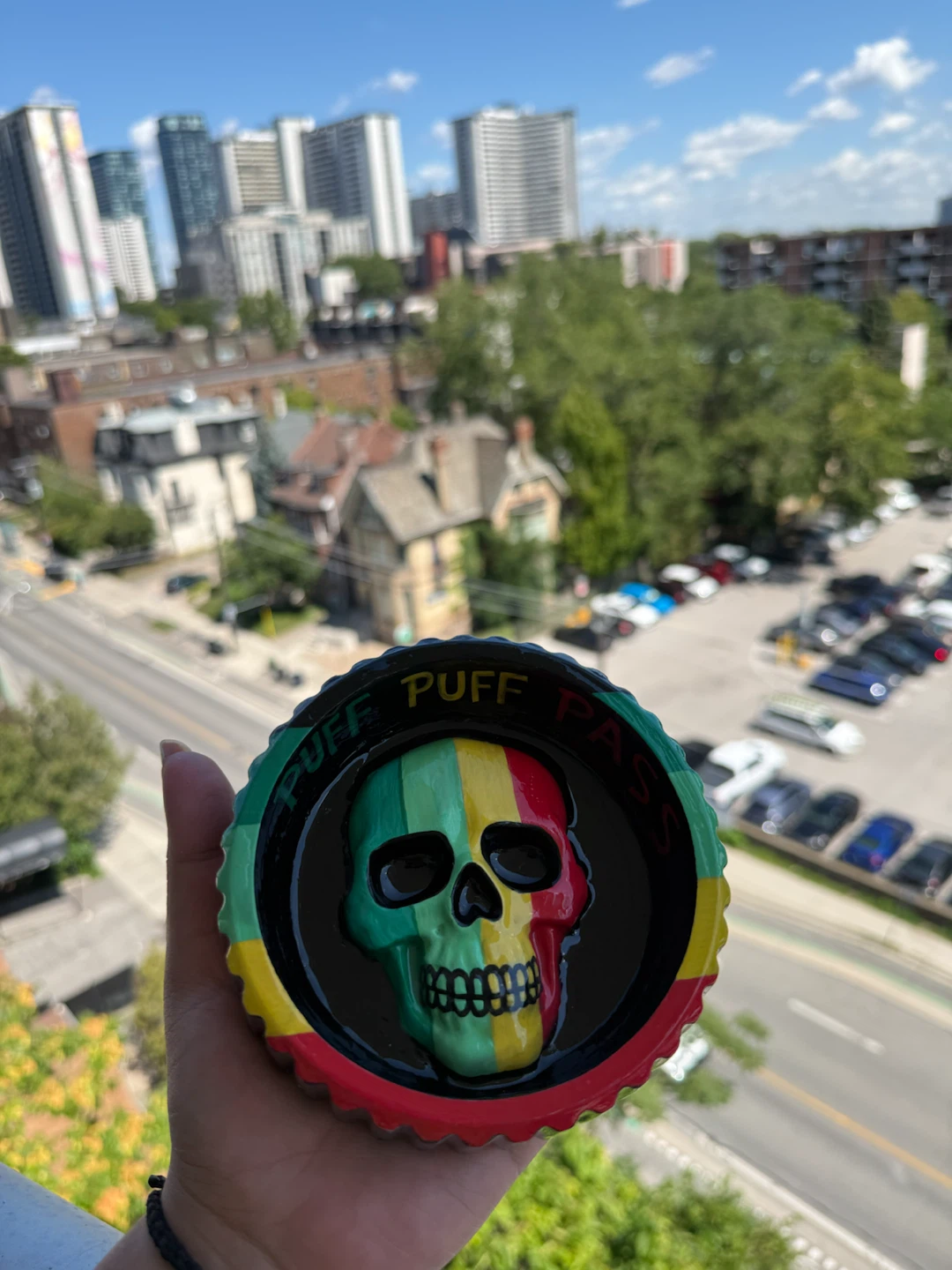 Rasta Skull Ashtray - photo 2
