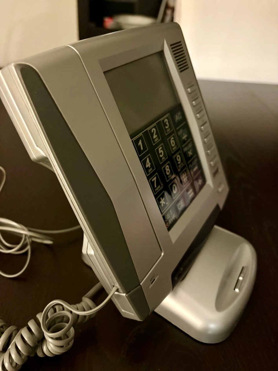 Sleek Landline Phone with Calculator - photo 3