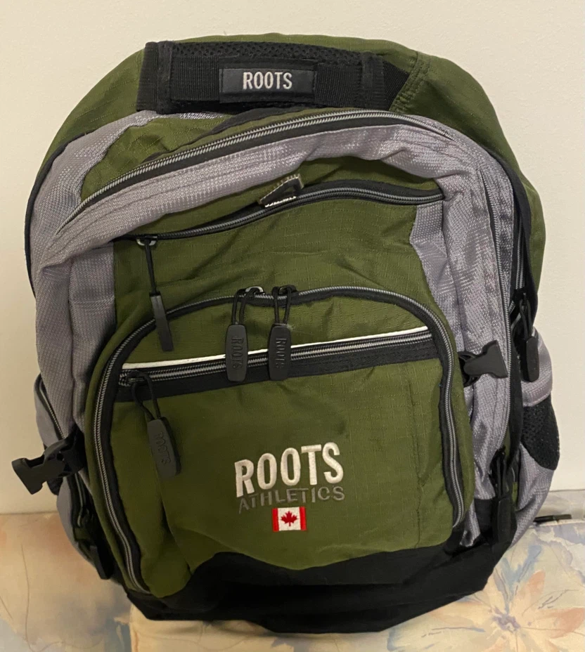 Roots Athletics Backpack Green/Grey