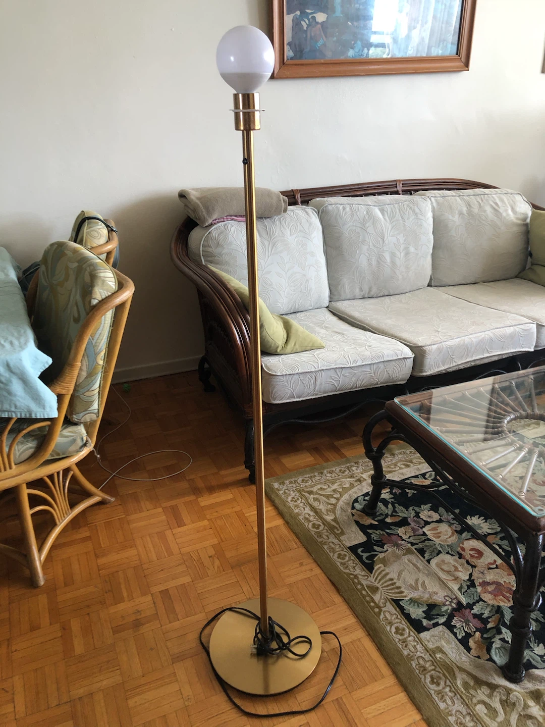 Gold Floor Lamp