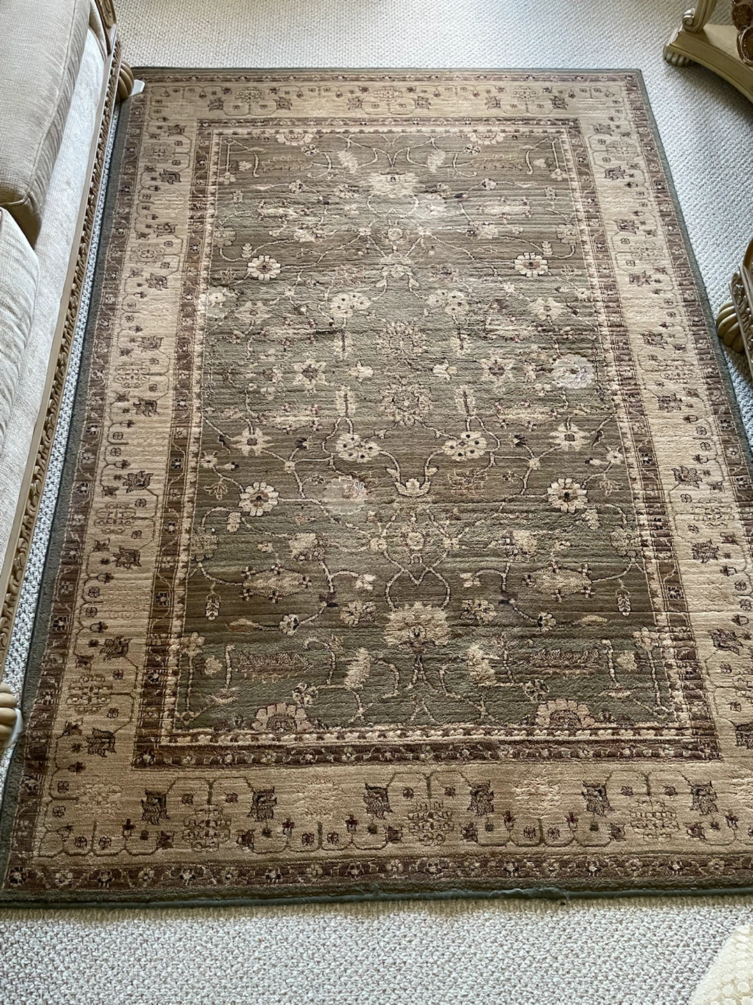 Leons wool Area Rug