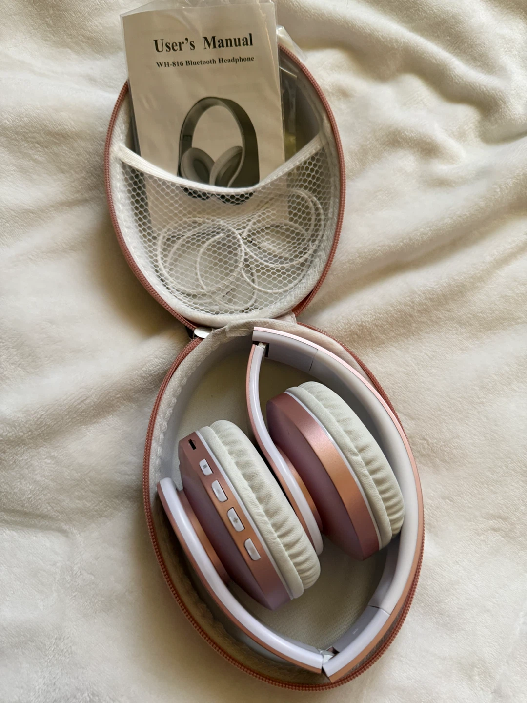 ZIHNIO WH-816 Bluetooth Headphones with Case - photo 2