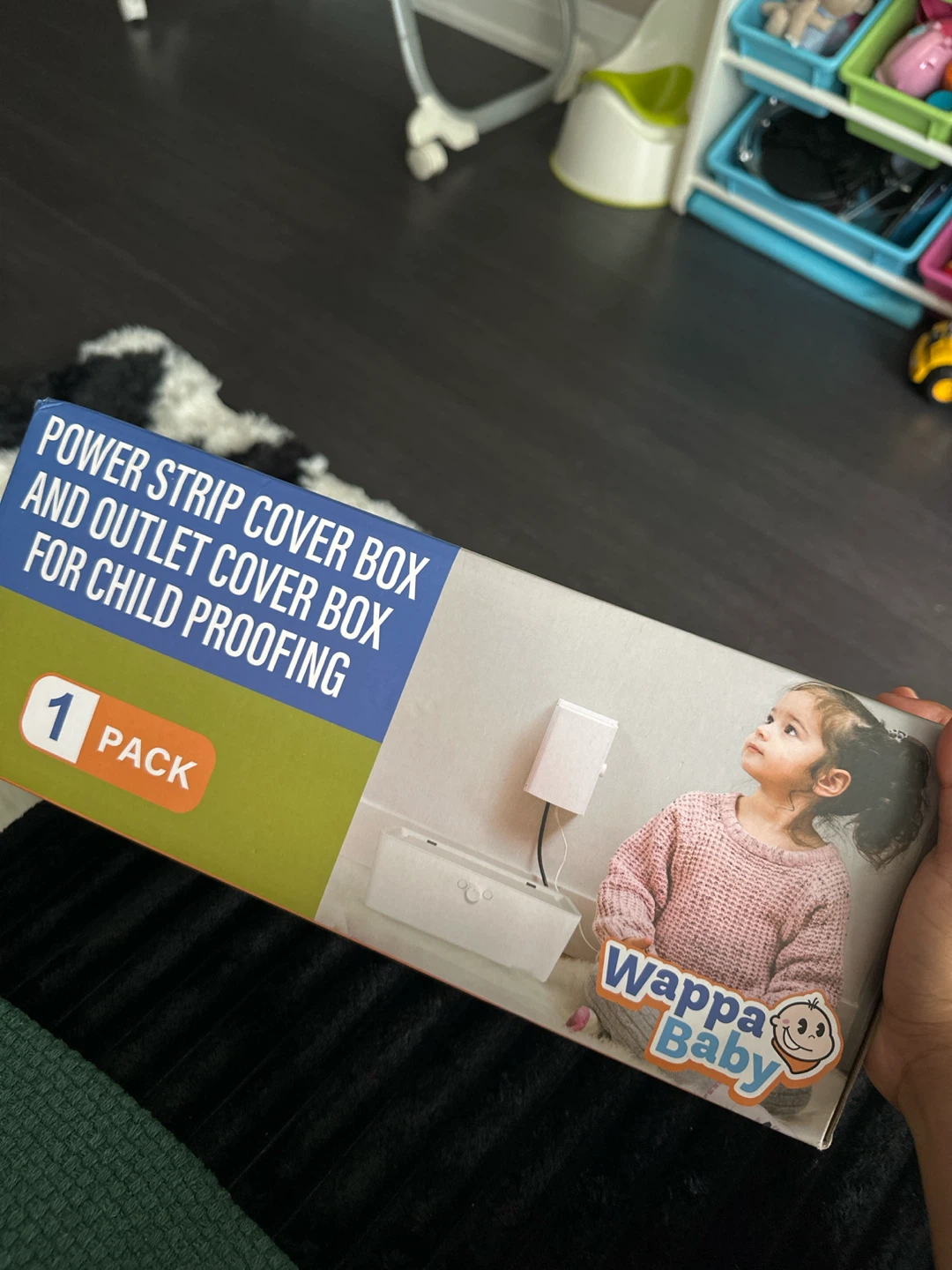 Wappa Baby Power Strip & Outlet Cover Box for Child Proofing