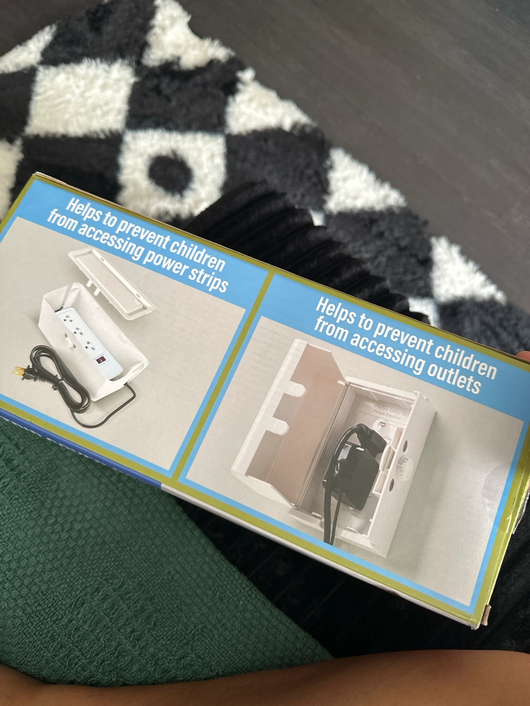 Wappa Baby Power Strip & Outlet Cover Box for Child Proofing - photo 2