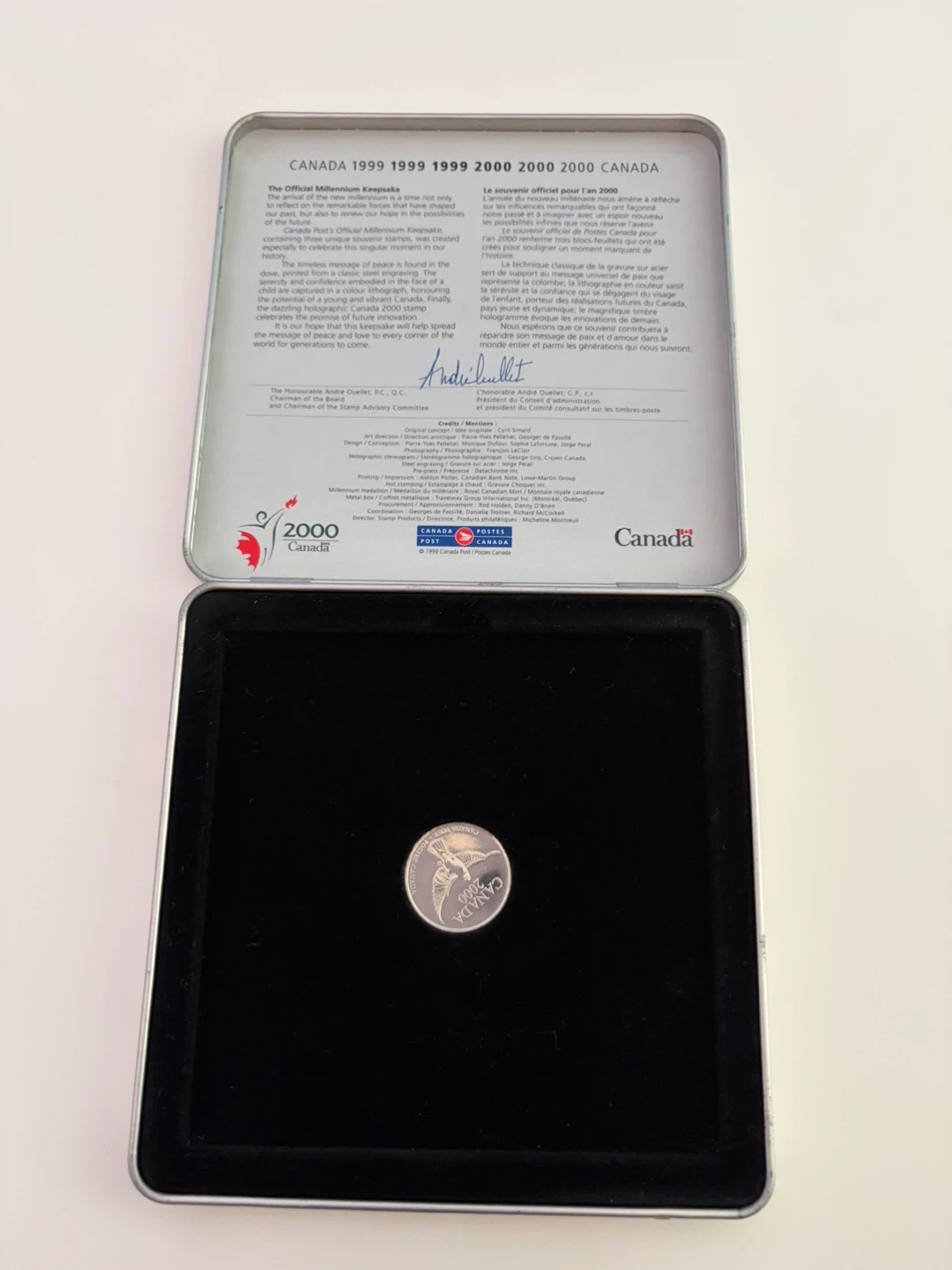 Canada Post Millenium Coin Token 2000
