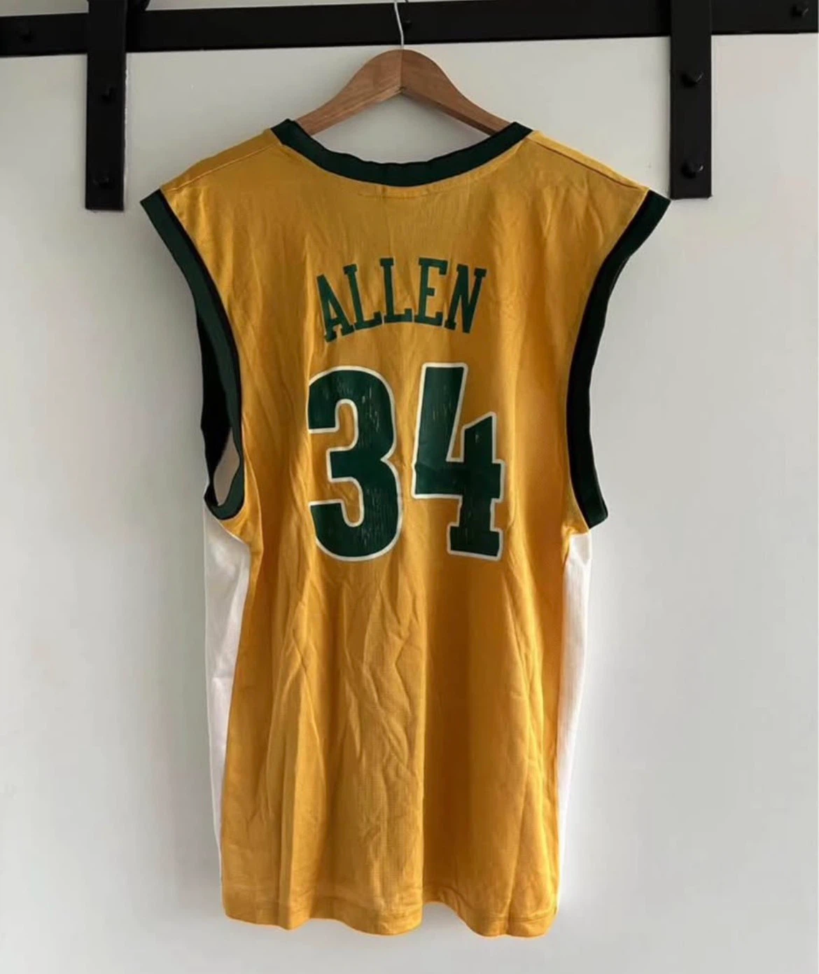 NBA Seattle Sonics Ray Allen #34 Basketball Jersey size M - photo 2