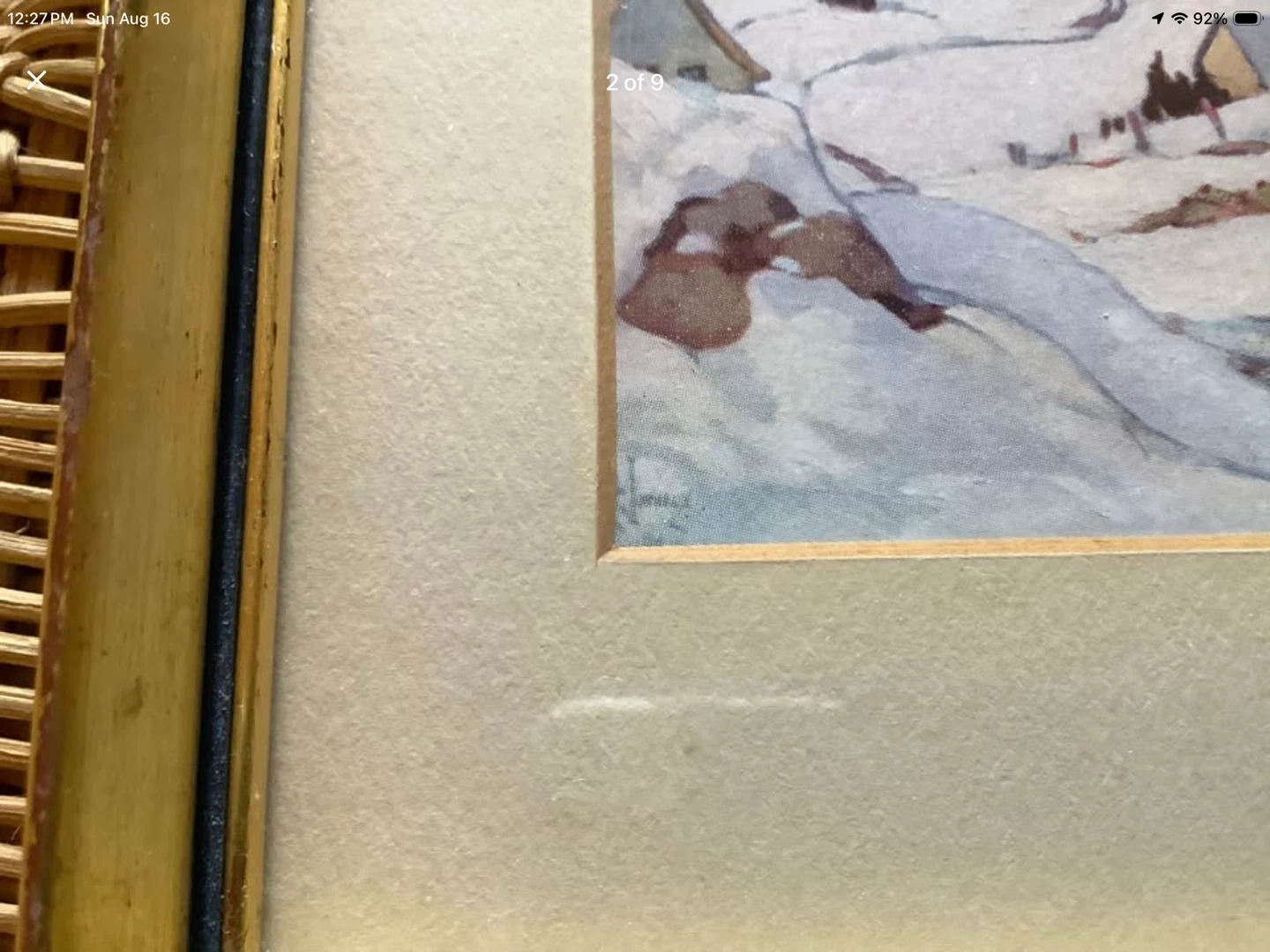 #3 Vt Quebec Winterscape Lithograph by Cdn F. Lemieux 🐞 - photo 2