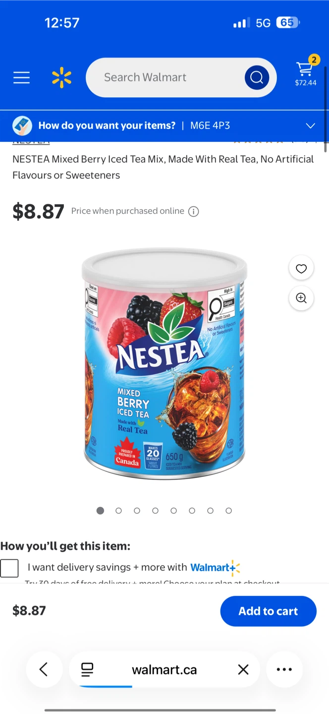 Nestea Mixed Berry Iced Tea Mix-$5 each - photo 2