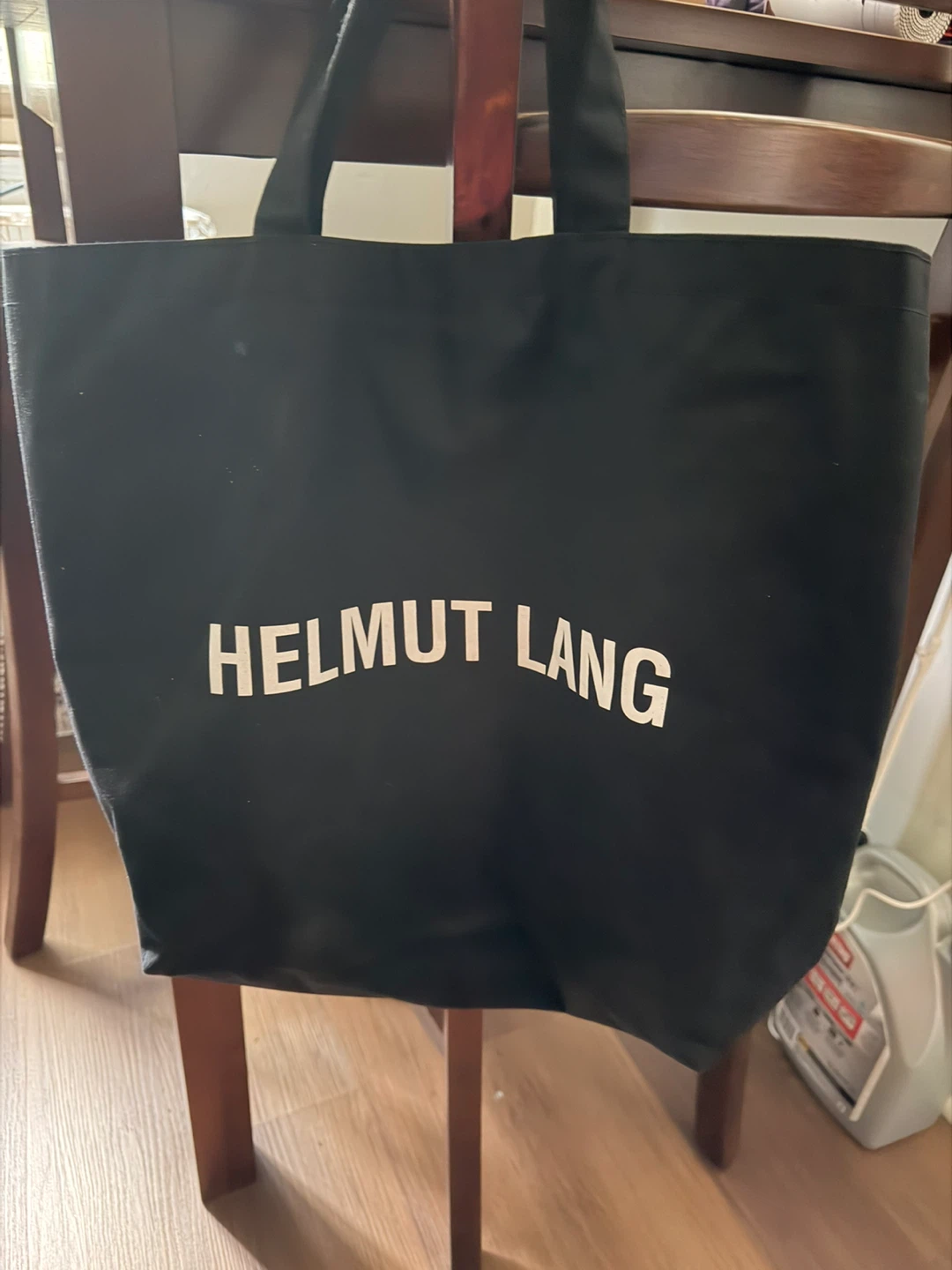 Helmut Lang Black/White Canvas Tote Bag (Vintage) EUC - photo 4