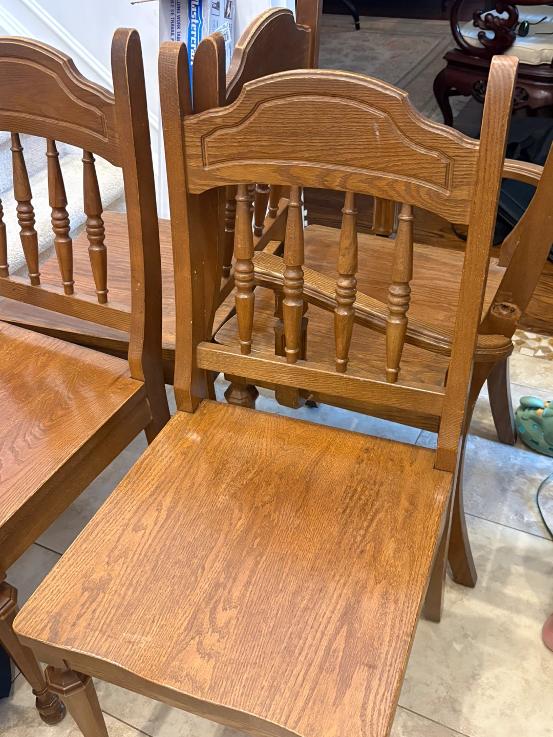 Octagon Dining Table with 6 Chairs - photo 4
