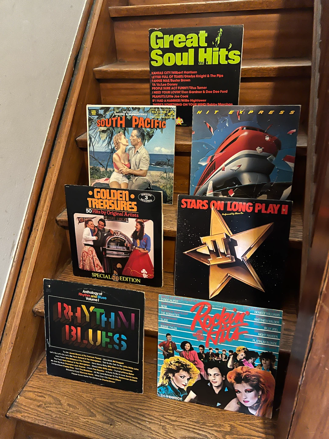 Group of compilation albums from 70s and 80s
