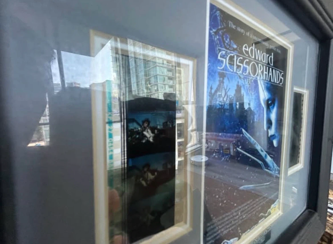 Edward Scissorhands Framed Movie Poster with Film Strips - photo 2