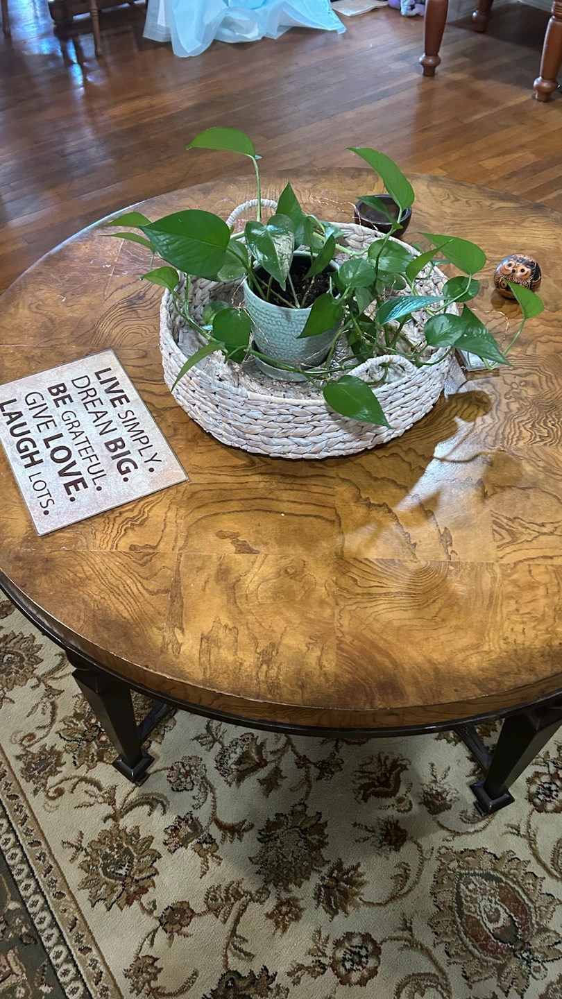 Round Wooden Coffee Table