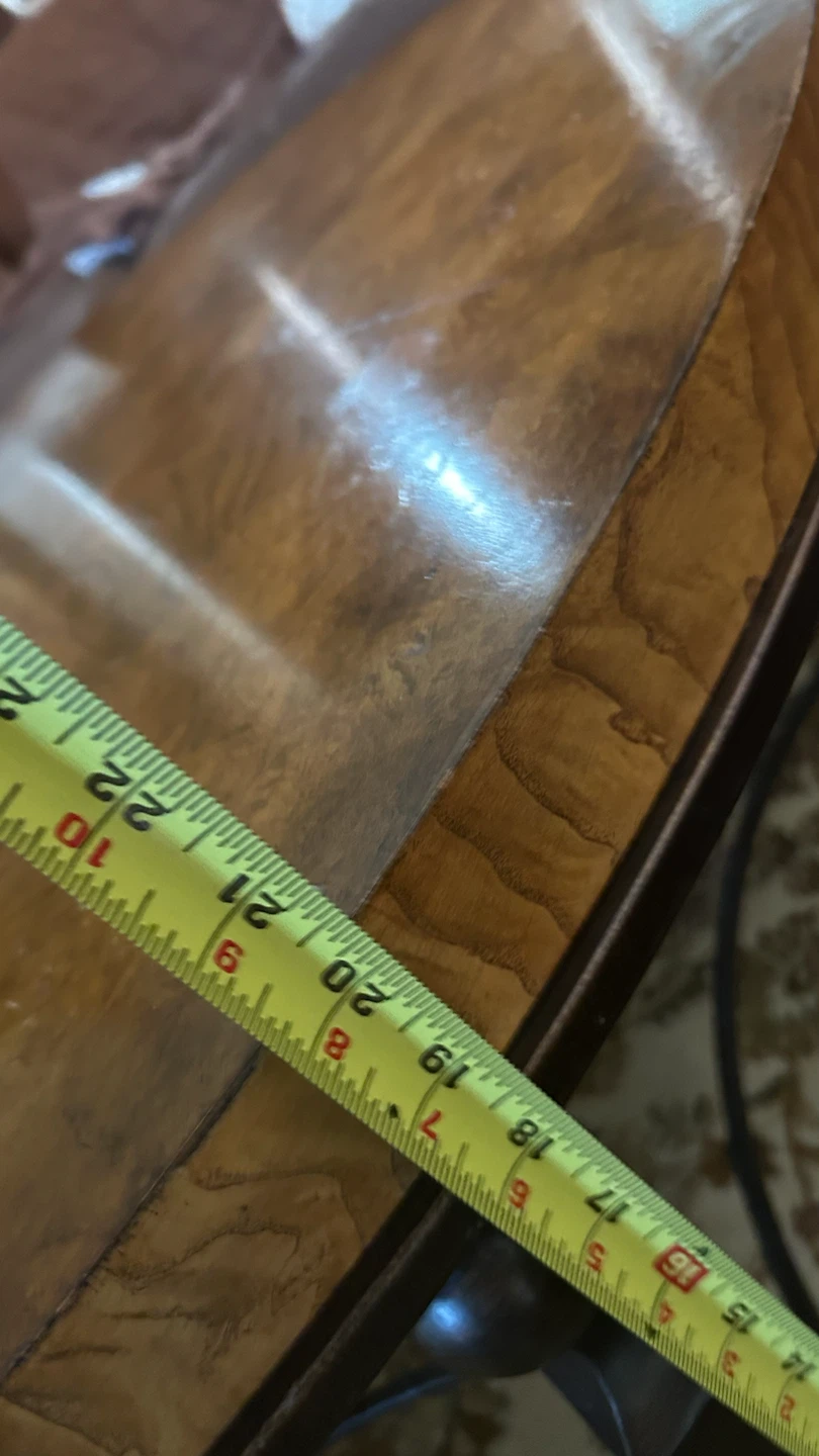 Round Wooden Coffee Table - photo 5