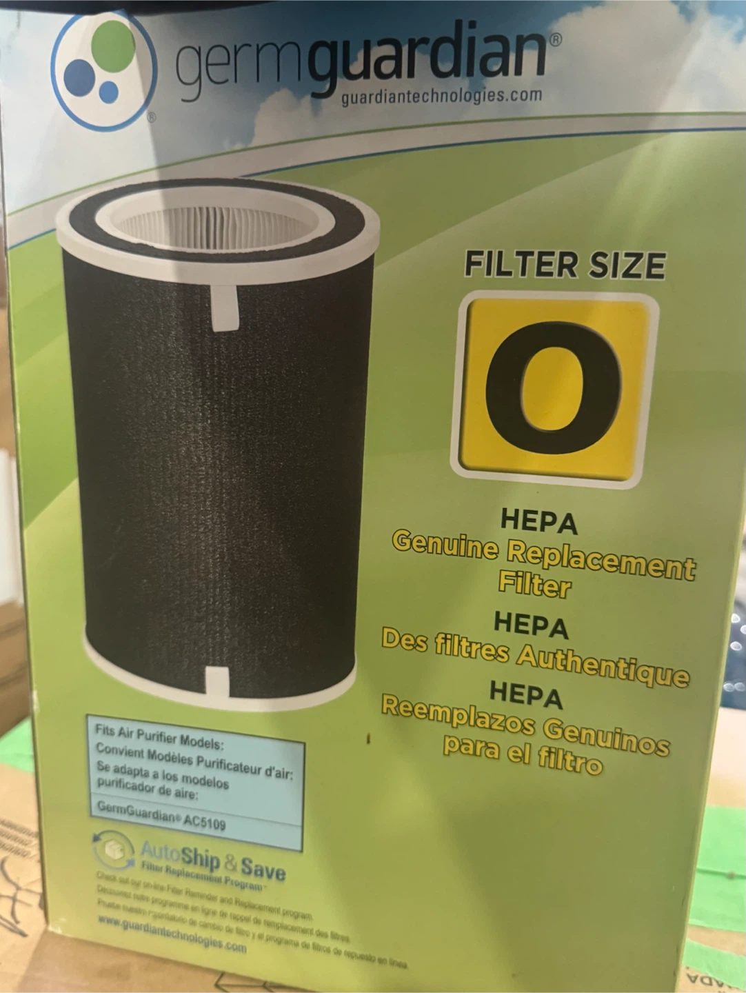 GermGuardian Filter O HEPA Genuine Replacement Filter - photo 4