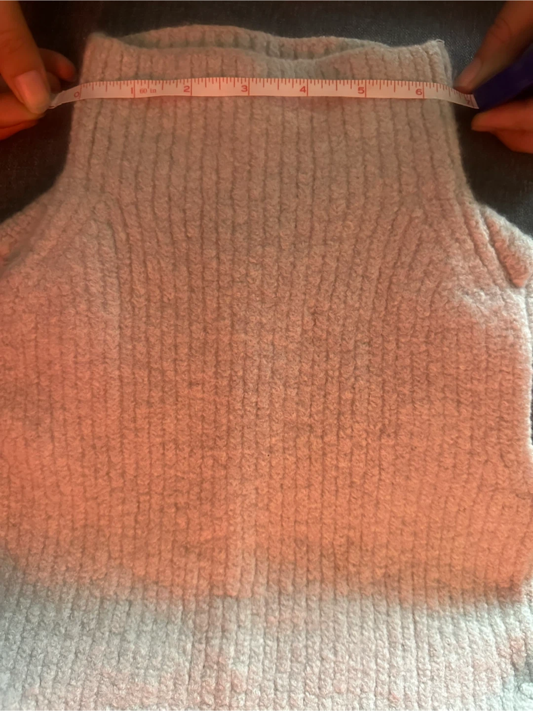 Light Grey Sleeveless Turtleneck Sweater - photo 4