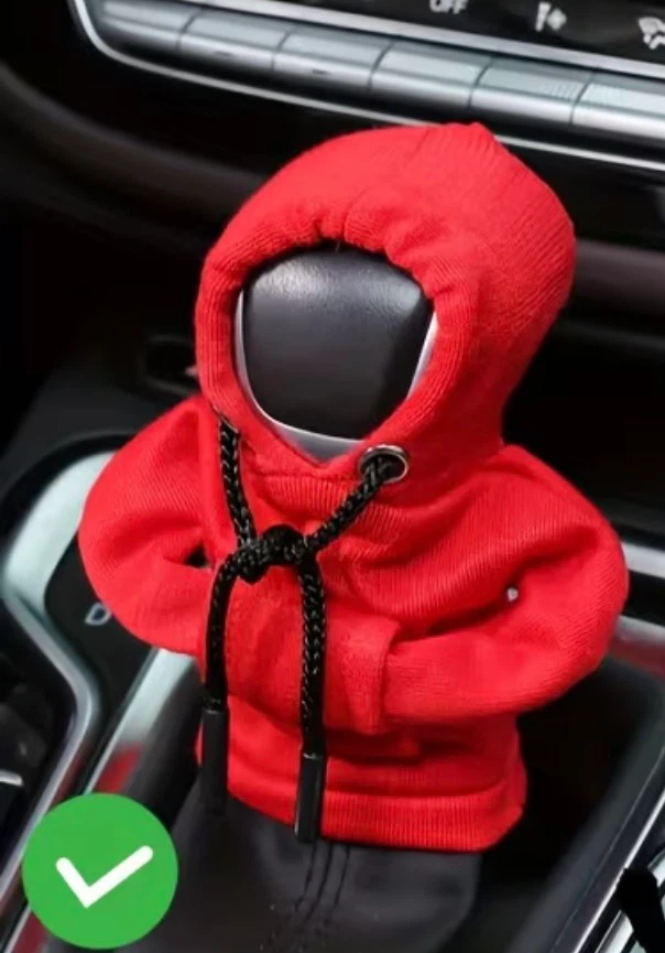 Red Hoodie Gear Shift Cover