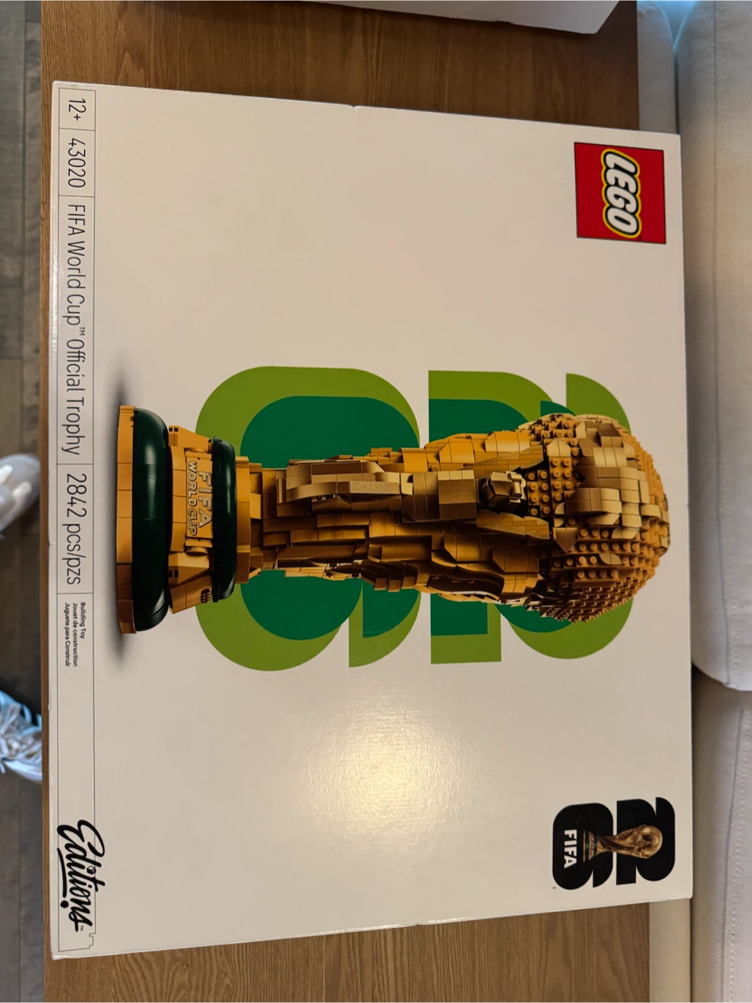 LEGO FIFA World Cup Official Trophy Building Set 43020
