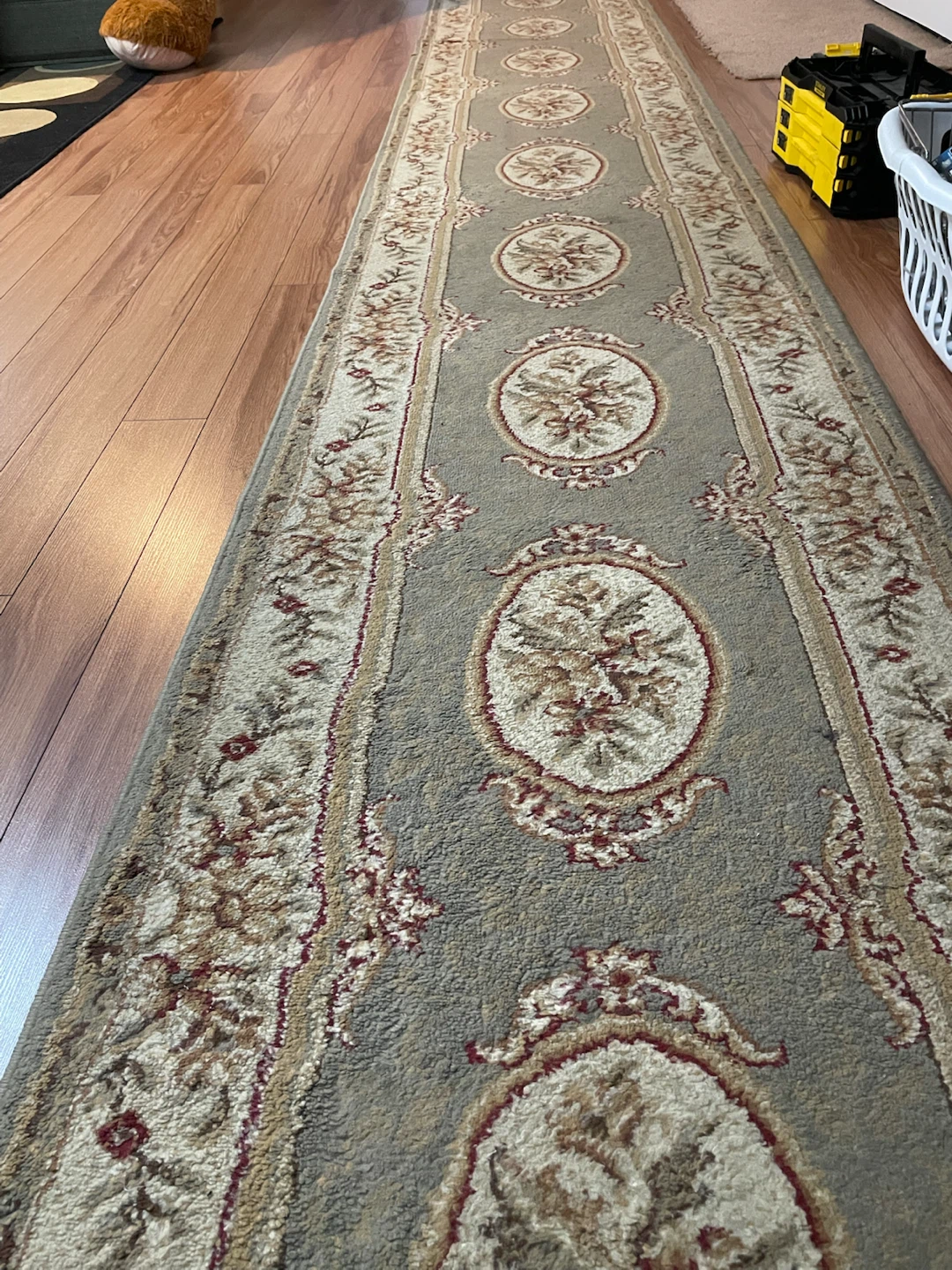 Long Vintage Floral Runner Rug - photo 2