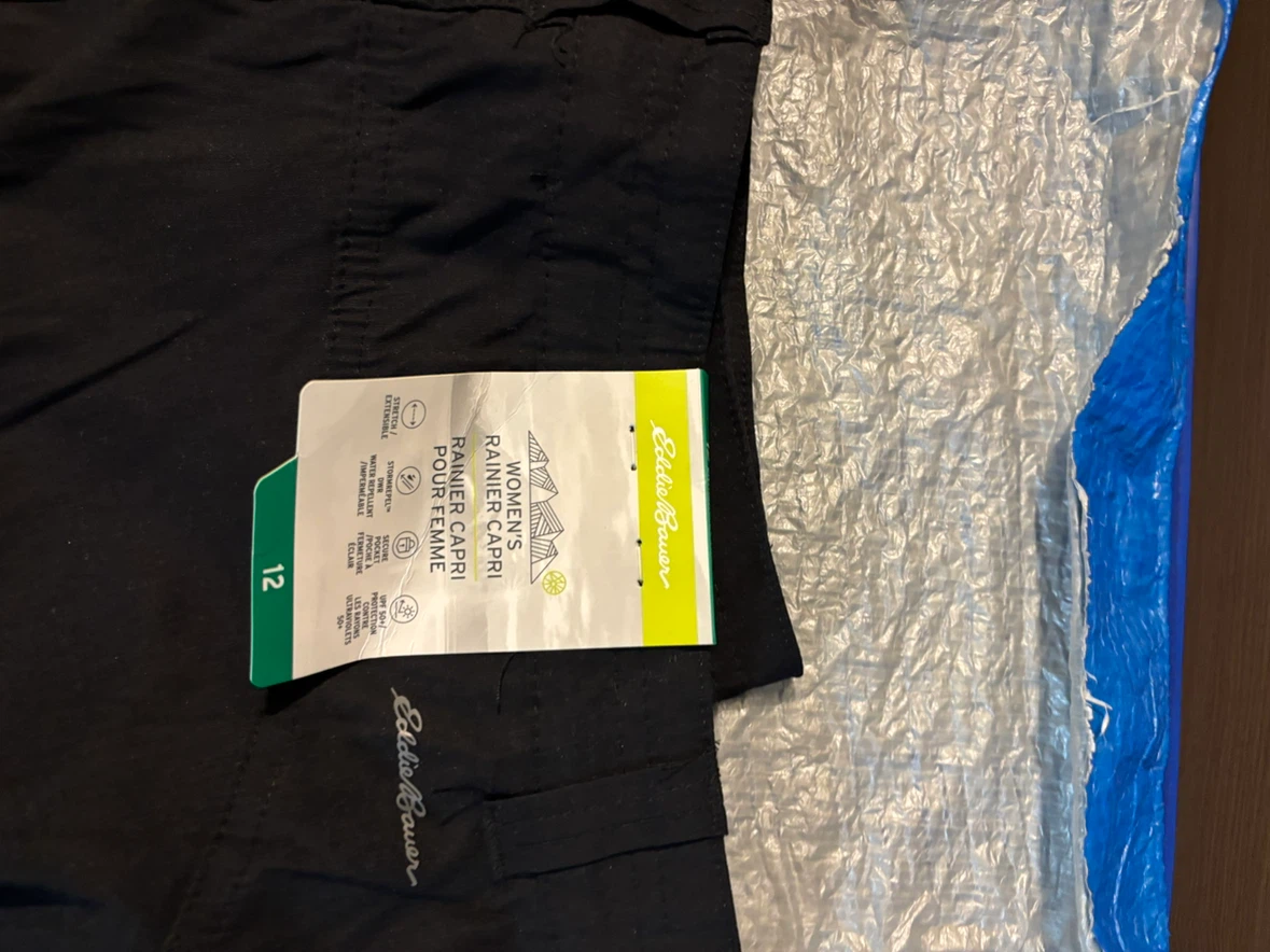 Eddie Bauer Women's Rainier Capri Pants - Black - Size 12 - photo 2