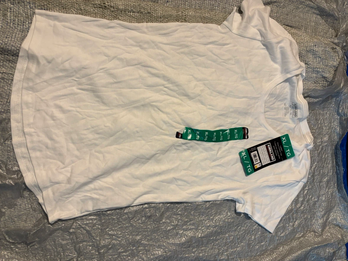 Kirkland Signature XL/TG White T-Shirt