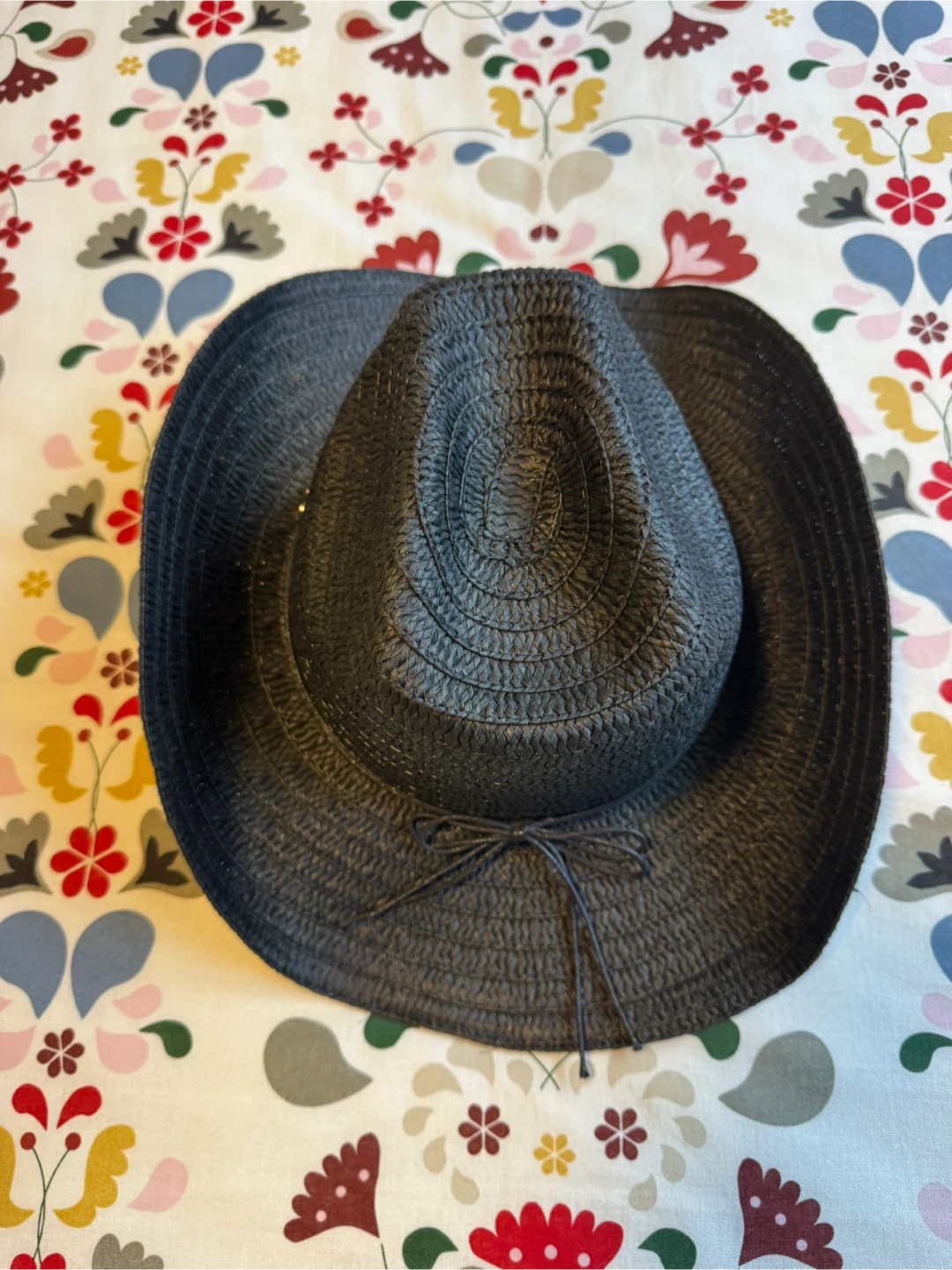 Black Woven Cowboy Hat