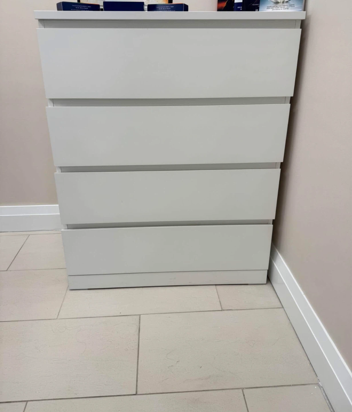 IKEA MALM 4-drawer chest, white - photo 2