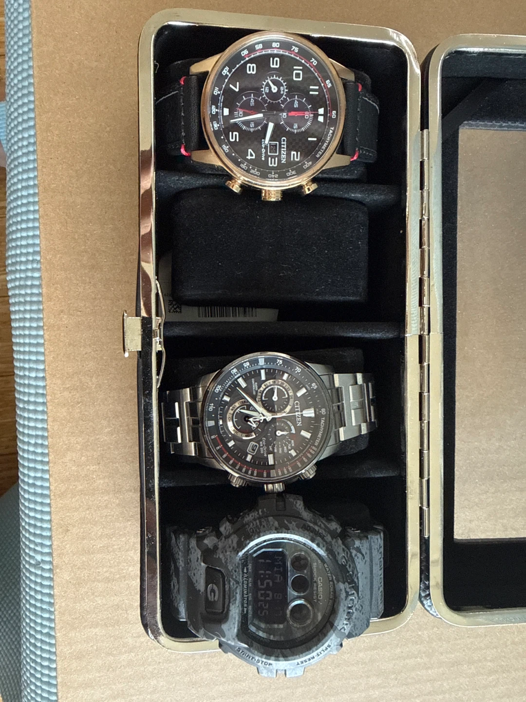 Citizen and Casio Watches Set