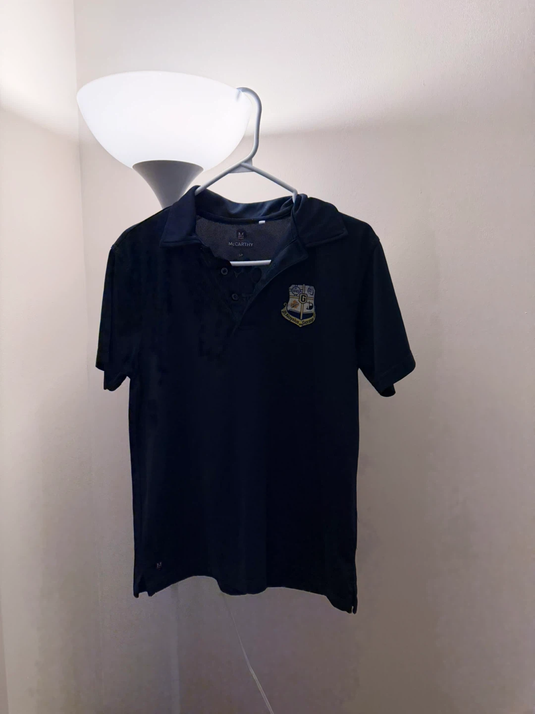 McCarthy Gonzaga Navy Blue Polo Shirt - S/P