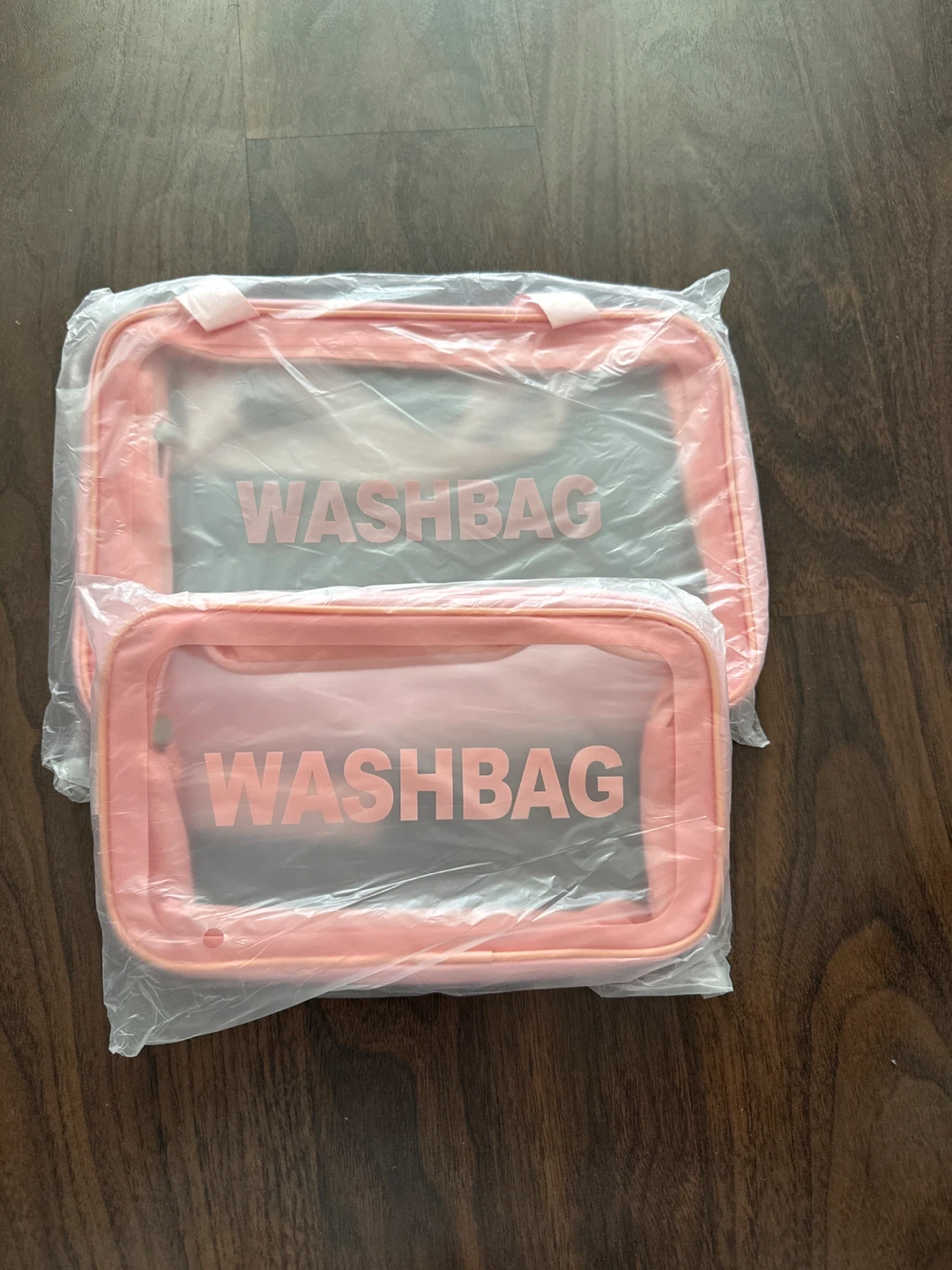 Pink Washbag Set - 2 Pieces BRAND NEW