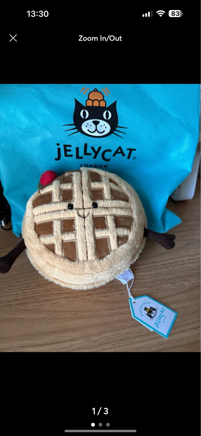 Jellycat Amuseables Rene Waffle Plush Toy