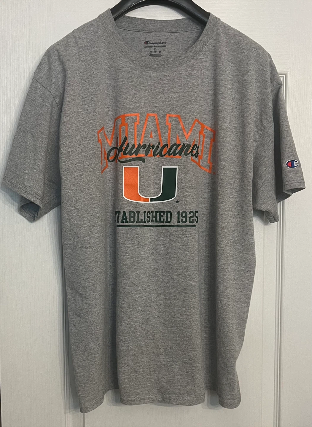 Champion Miami Hurricanes XL T-Shirt
