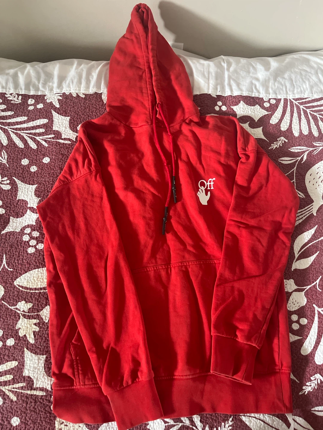 Off-White Red Hoodie