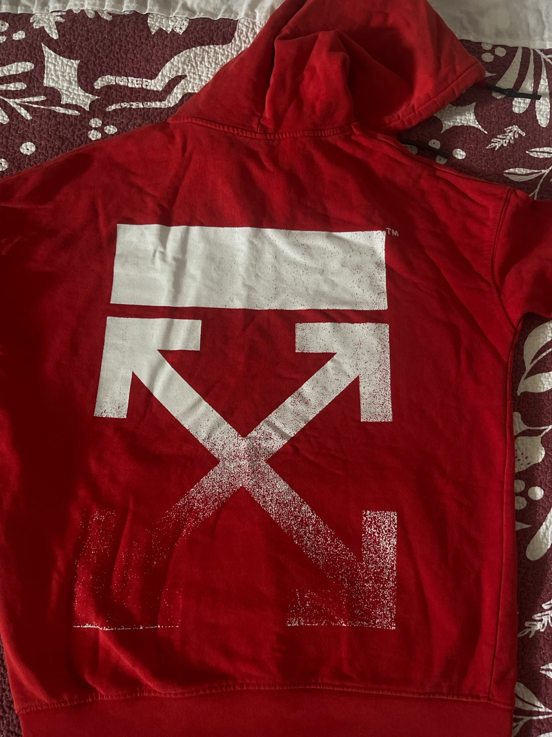 Off-White Red Hoodie - photo 2
