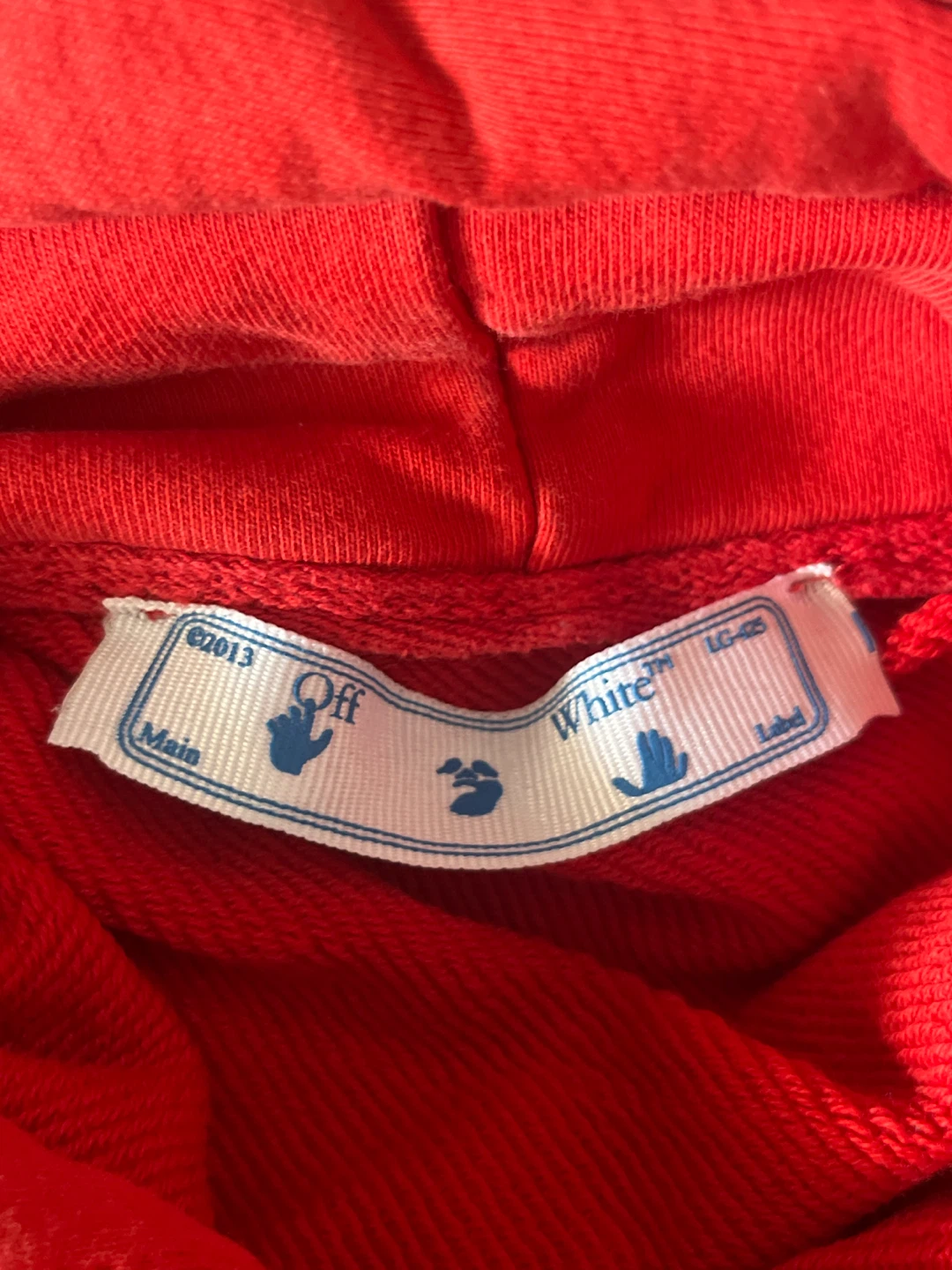 Off-White Red Hoodie - photo 3