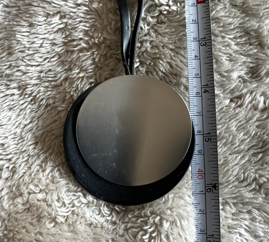 Leather & Metal Pendant Necklace