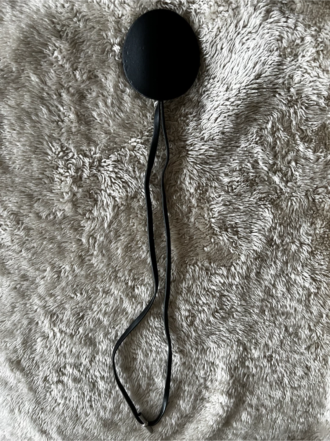 Leather & Metal Pendant Necklace - photo 2