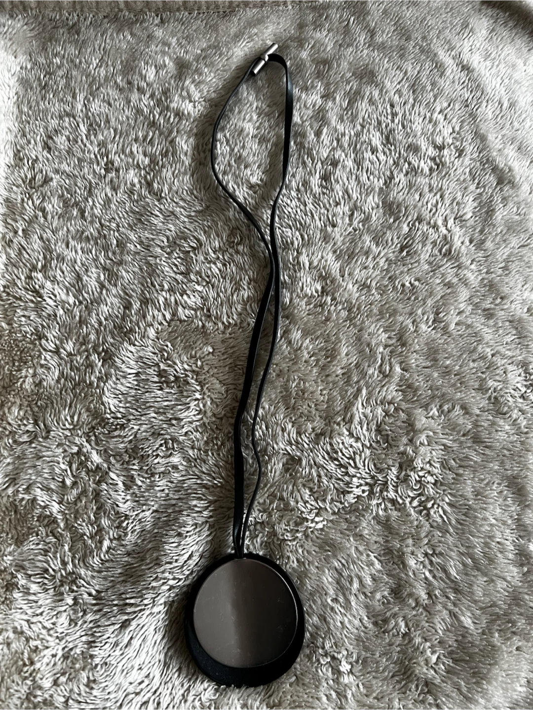 Leather & Metal Pendant Necklace - photo 3